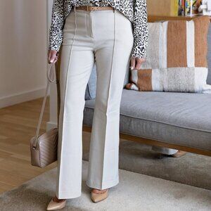 Ann Taylor Loft Pintucked Sutton Flare Pants